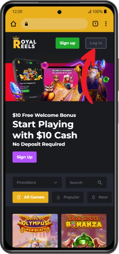 royal reels login