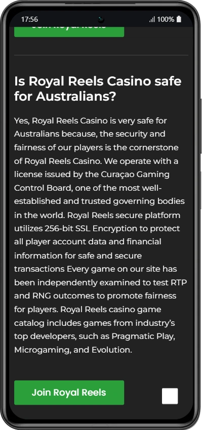 Safety Royal Reels casino