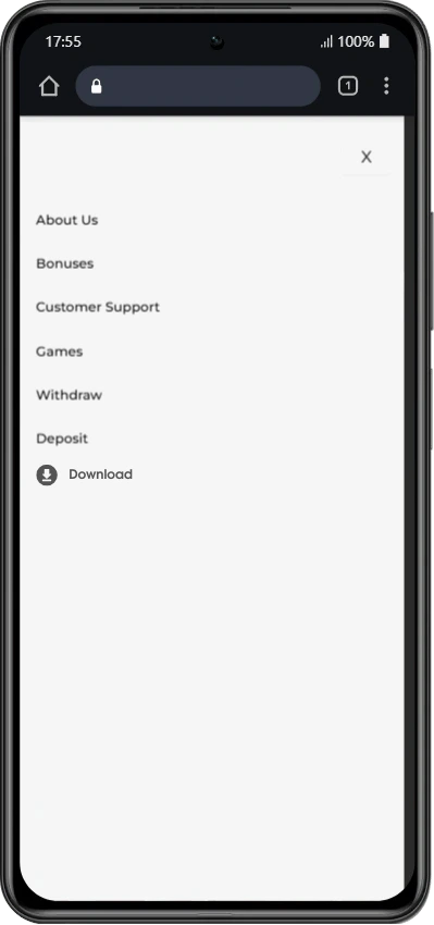 Menu Royal Reels app
