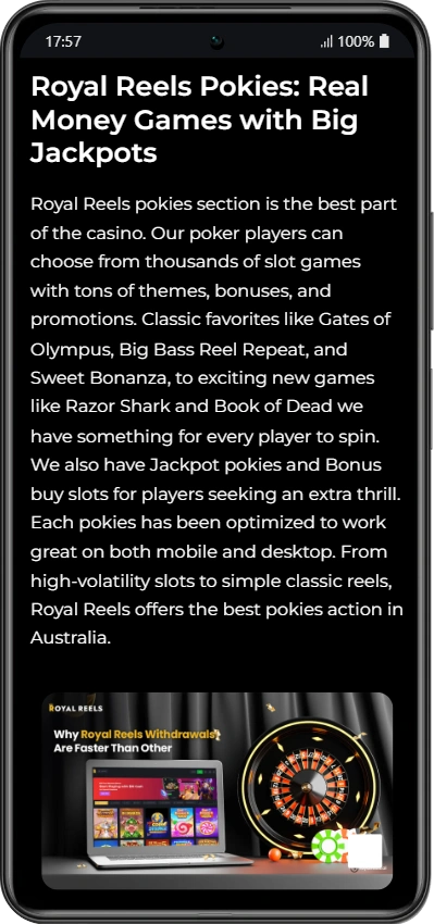 Pokies Royal Reels app